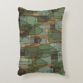 ヴィンテージボトル,ジャー,眼鏡の模様 アクセントクッション (正面(垂直))