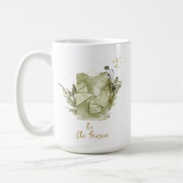 ヴィンテージボヘミアンクリスマスウォーターカラーギフト コーヒーマグカップ