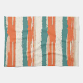 ヴィンテージボヘミアンストライプのウォーター色(2) キッチンタオル (横)