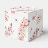 ヴィンテージボヘミアンパステルフラワーブークストトートバッグ フェイバーボックス (裏面サイド)