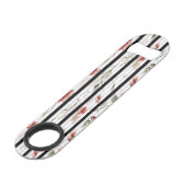 ヴィンテージボヘミアンフローラ葉花柄 スピード栓抜き (裏面アングル)