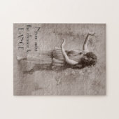 ヴィンテージボヘミアン女性 ジグソーパズル (横)