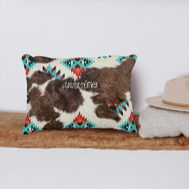 ヴィンテージボヘミアン素朴サウスウエスタンコウィド アクセントクッション