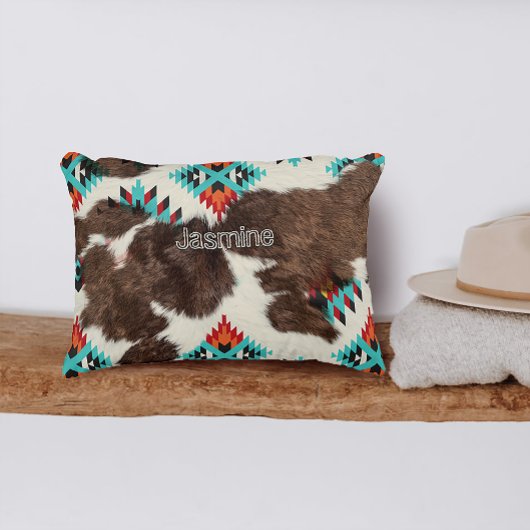 ヴィンテージボヘミアン素朴サウスウエスタンコウィド アクセントクッション