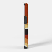 ヴィンテージボヘミア抽象芸術70sアートグルーヴィモノグラム iPhoneケース (右側面)