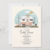 ヴィンテージボホカンパーブライダルシャワー 招待状 (正面)