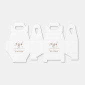 ヴィンテージボホガール物干しベビーシャワー フェイバーボックス (折り畳みなし)