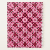 ヴィンテージボホシックフローラルパターン プランナー手帳 (裏面)