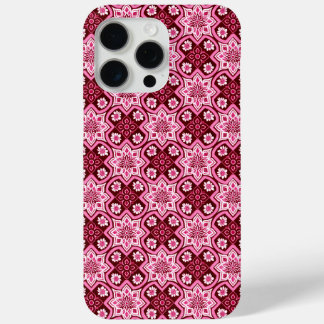 ヴィンテージボホシックフローラルパターン iPhone 15 PRO MAXケース