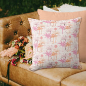 ヴィンテージボホトロピカルパームツリー クッション