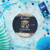 ヴィンテージボホネービーシルバーキンセアニスペインのラ ペーパープレート (パーティー)