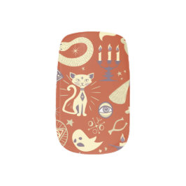 ヴィンテージボホハロウィーン幽霊ミンクスネイルアート ネイルアート