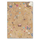 ヴィンテージボホバタフライ庭園の結婚式 テーブルナンバー (裏面)