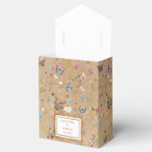 ヴィンテージボホバタフライ庭園の結婚式 フェイバーボックス (オープン)