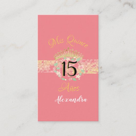 ヴィンテージボホバラ金ゴールド素朴キンセニェラスペインの エンクロージャーカード (正面)