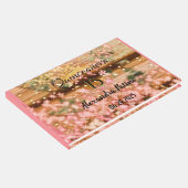 ヴィンテージボホバラ金ゴールド素朴キンセニェラスペインの ゲストブック (コーナー)