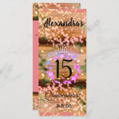 ヴィンテージボホバラ金ゴールド素朴キンセニェラスペインの メニュー (正面/裏面)