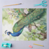 ヴィンテージボホピーコックピーコックデコップス 薄葉紙 (クラフト)