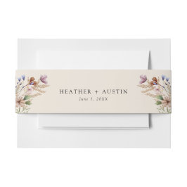 ヴィンテージボホフローラ 招待状ベリーバンド