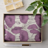 ヴィンテージボホポピー紫とクリーム 薄葉紙 (ギフト)