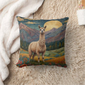 ヴィンテージボホラマアルパカヴィンテージ クッション (ブランケット)