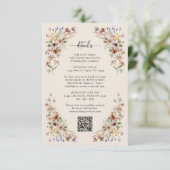 ヴィンテージボホワイルドフラワー エンクロージャーカード (スタンド正面)