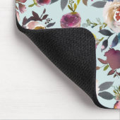 ヴィンテージボホ名絵を描バラダスティグリーン マウスパッド (コーナー)