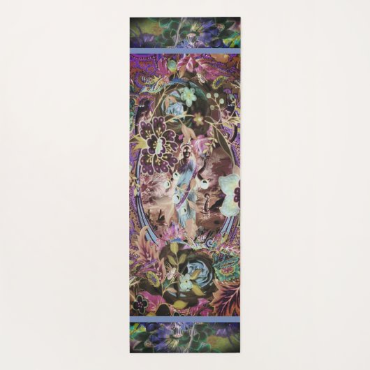 ヴィンテージボホ女神ネオンヨガマット ヨガマット (裏面)