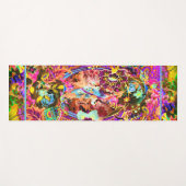 ヴィンテージボホ女神ネオンヨガマット ヨガマット (正面(横))