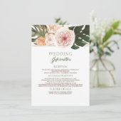 ヴィンテージボホ熱帯結婚の情報 エンクロージャーカード (スタンド正面)