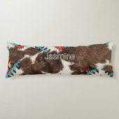 ヴィンテージボホ素朴サウスウエスタンコウィド ボディピロー (正面)