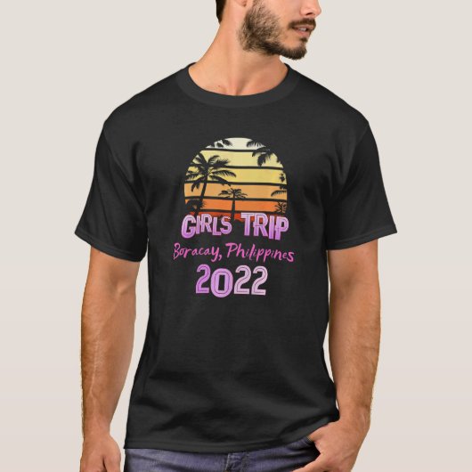 ヴィンテージボラカイフィリピンオールガールズトリップ2022 Sp Tシャツ (正面)