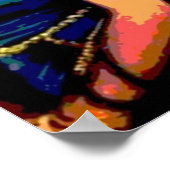 ヴィンテージボリウッドパターン3 ポスター (角)