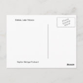 ヴィンテージボリビア、ティチカカ湖 ポストカード (裏面)