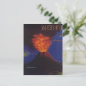 ヴィンテージボルカンパリクチンメキシコ噴火 ポストカード (スタンド正面)