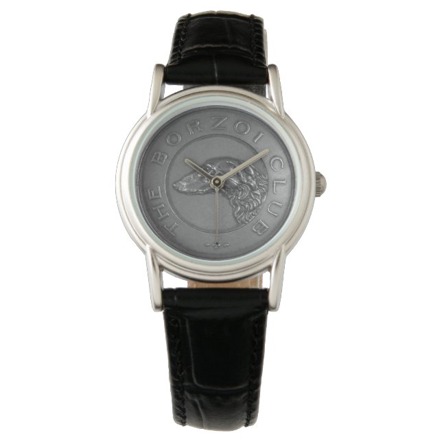 ヴィンテージボルゾイメダリオンウォッチ 腕時計 (正面)