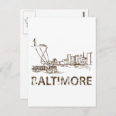 ヴィンテージボルチモア ポストカード (正面/裏面)