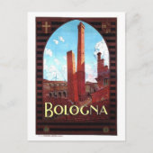 ヴィンテージボローニャイタリア旅行はがき ポストカード (正面)