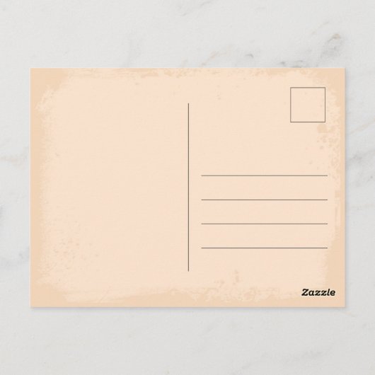 ヴィンテージボンジュールパリエッフェルタワーアークドゥトリオンフ ポストカード (裏面)