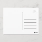 ヴィンテージボンジュールパリトラベル ポストカード (裏面)