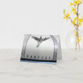 ヴィンテージボンティアックオーナメント空白のカード カード (黄色い花)