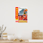 ヴィンテージボンディビーチオーストラリア旅行 ポスター (キッチン)