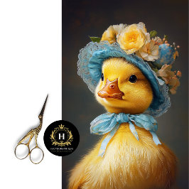 ヴィンテージボンネットデコパージュフローラ 薄葉紙