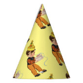 ヴィンテージボーイとお誕生日ケーキハットレトロ パーティーハット (左)