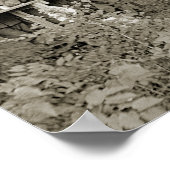 ヴィンテージボーイスカウト隊キャンプ写真1920's ポスター (角)