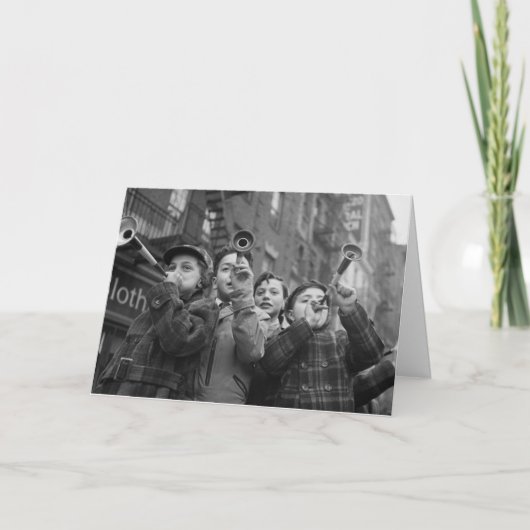 ヴィンテージボーイズオンブレッカー通りカスタム新年 シーズンカード (正面)