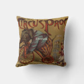 ヴィンテージボーイズルームサーカスエレファント クッション (裏面)