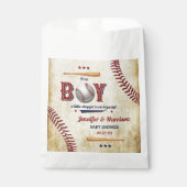 ヴィンテージボーイズ野球ベビーシャワー フェイバーバッグ (正面)