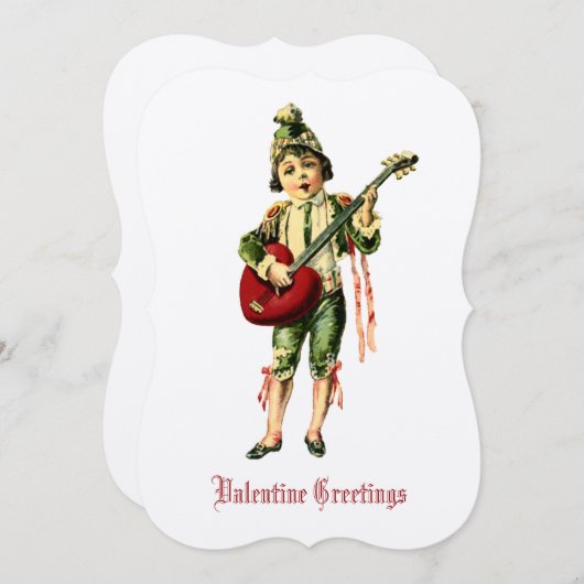 ヴィンテージボーイ(ハートギターバレンタイン) シーズンカード (正面/裏面)