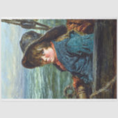 ヴィンテージボーシースケープティッシュペーパー 薄葉紙 (正面)